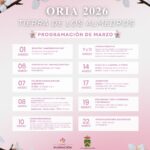 Oria se suma a España en Floración con la floración del almendro y una agenda especial en marzo